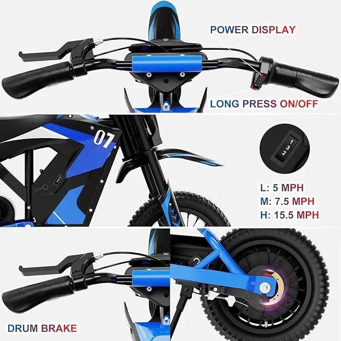 Powerful Electric Dirt Bike for Kids!