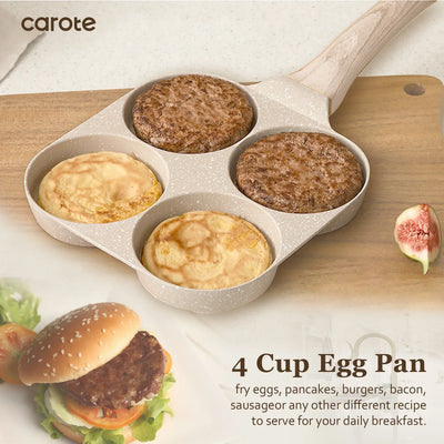 Carote Nonstick Pots and Pans Set, 21 Pcs Induction Kitchen Cookware Sets