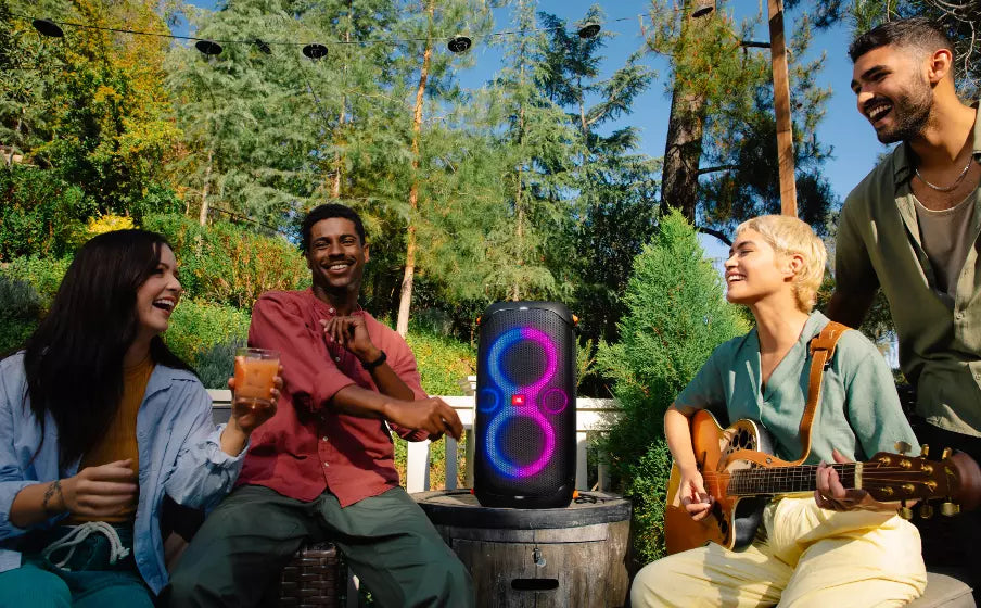 Dynamic Lighting Effects Synchronized with the Rhythm