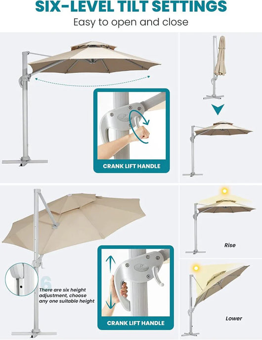 Adjustable Outdoor Umbrella