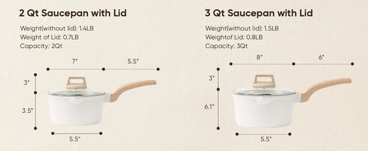 Carote Nonstick Pots and Pans Set, 21 Pcs Induction Kitchen Cookware Sets