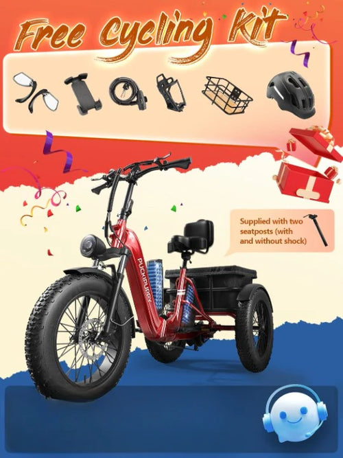 PUCKIPUPPY Electric Tricycle