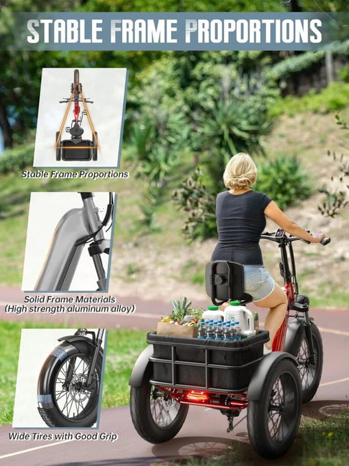 PUCKIPUPPY Electric Tricycle