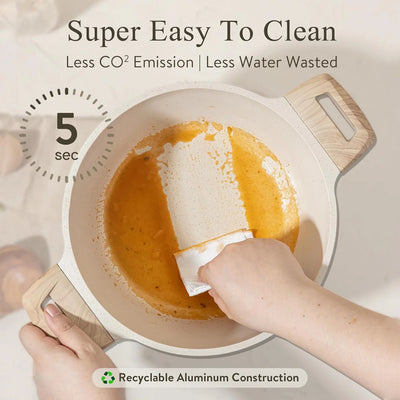 Carote Nonstick Pots and Pans Set, 21 Pcs Induction Kitchen Cookware Sets